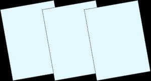 3 blue booklets